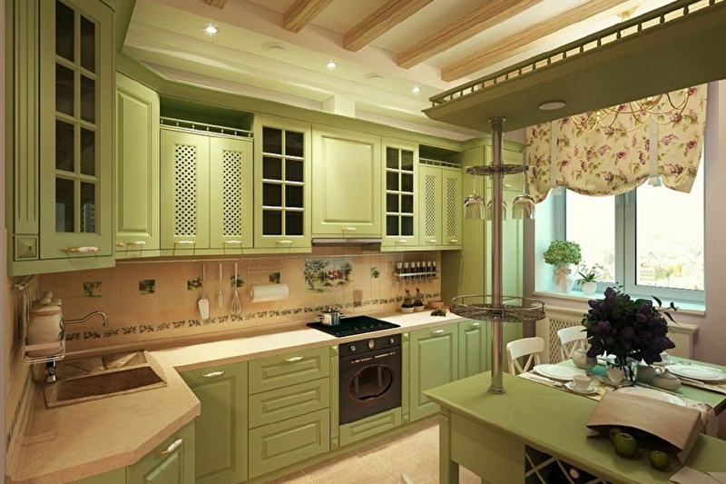 Цветовые решения для кухни прованс